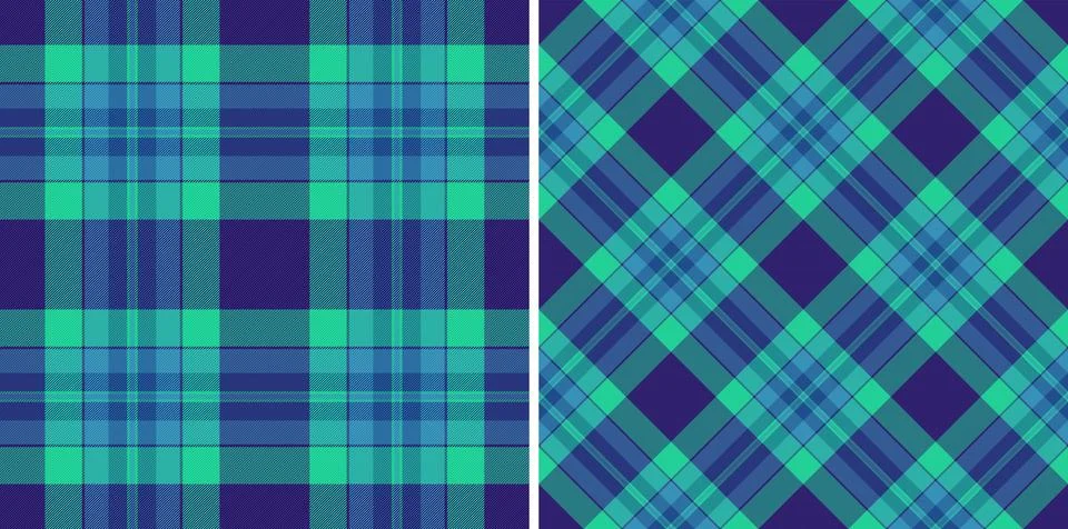 Background seamless pattern of fabric check texture with a textile vector p.. Stock Illustration