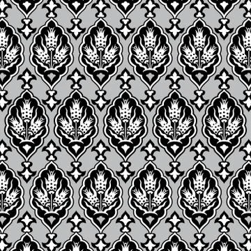 Background with seamless pattern four Stock Illustration