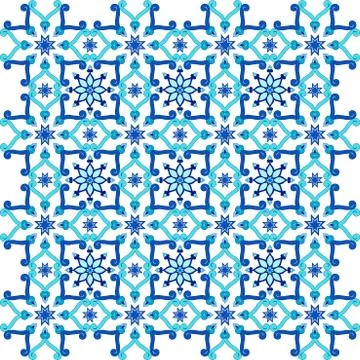 Background with seamless pattern fourteen Stock Illustration