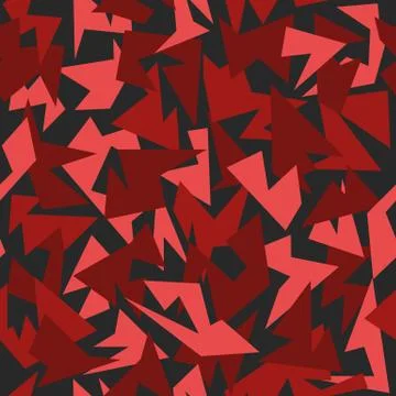 Background Seamless Pattern Modern Camouflage red Illustrazione stock