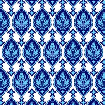 Background with seamless pattern one Stock Illustration