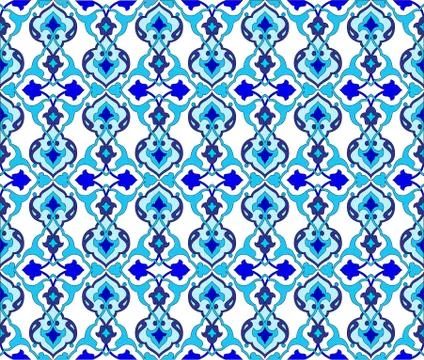 Background with seamless pattern ten Stock Illustration