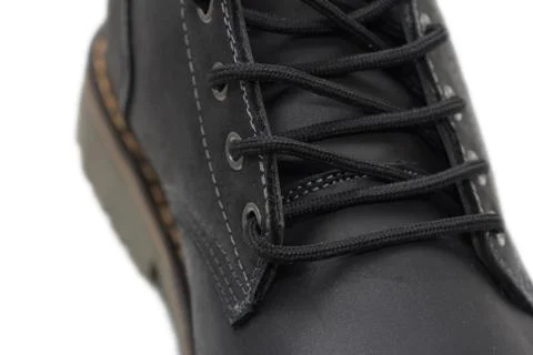 Background of the seams on the boot. macro Stock Photos