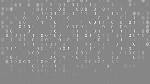 Background from set of binary code. Animation. Changing program code from zero Stock Footage 144277547