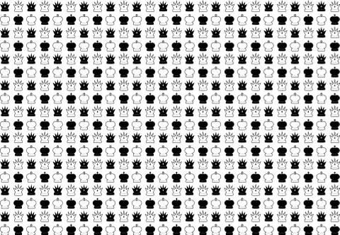 Background set of chess game. Stock Illustration