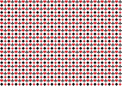 Background set of game cards. Stock Illustration