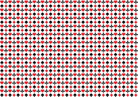 Background set of game cards. Stock Illustration