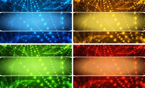 Background set Stock Illustration