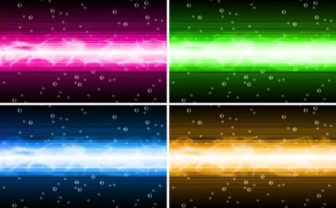 Background set Stock Illustration