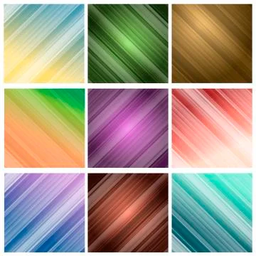 Background Set Stock Illustration