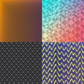 Background Set Vector Stock Illustration