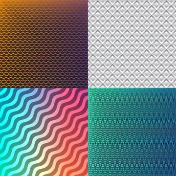 Background Set Vector Stock Illustration