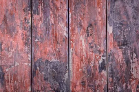 Background of shabby multi-colored boards Stock Photos