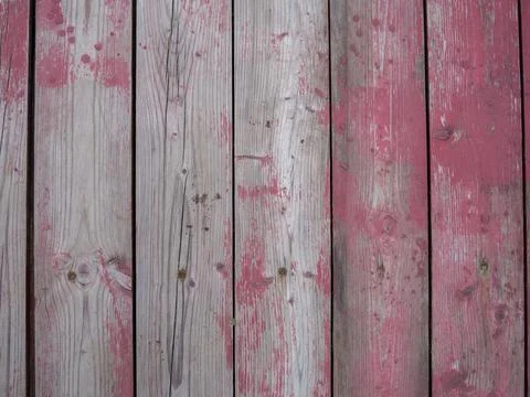 Background of shabby red boards.  pattern from old boards. Stock Photos