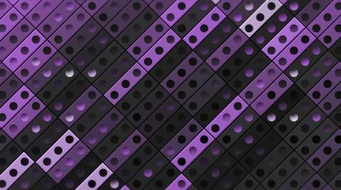 Background of shimmering colorful rectangles with dots. Motion. Beautiful Stock Illustration