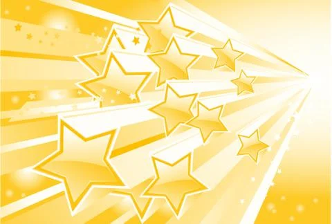 Background with shining star torrent Stock Illustration