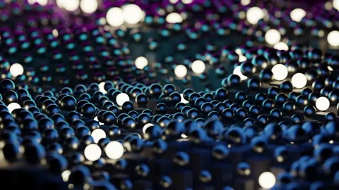 Background with shiny and glowing beads Stock Footage 246346872
