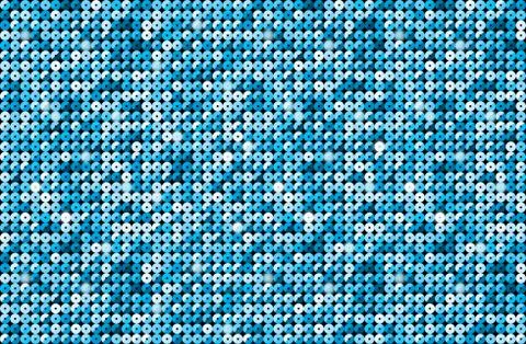 Background with shiny blue sequins. Eps 10. Stock Illustration