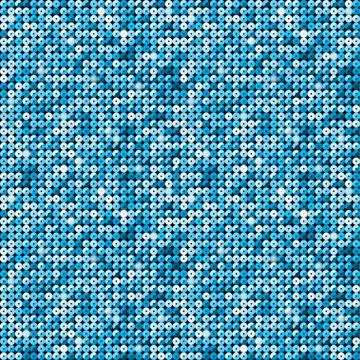 Background with shiny blue sequins. Eps 10. Stock Illustration