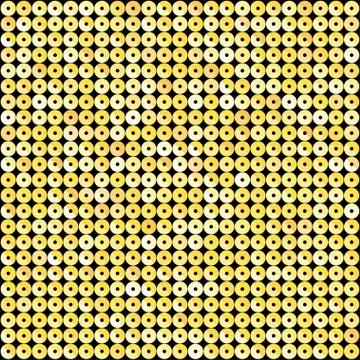Background with shiny gold sequins. Stock Illustration