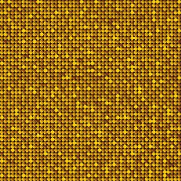 Background with shiny gold sequins. Stock Illustration
