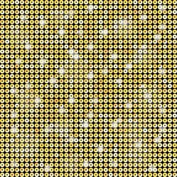 Background with shiny gold sequins. Stock Illustration