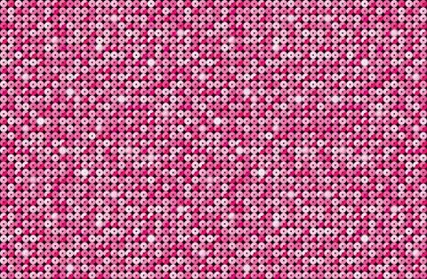 Background with shiny pink sequins. Eps10. Stock Illustration