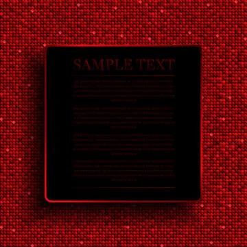 Background with shiny red sequins. Eps 10. Stock Illustration