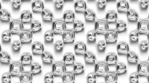 Background with shiny round glass elements, loop stock video Stock Footage 162635283