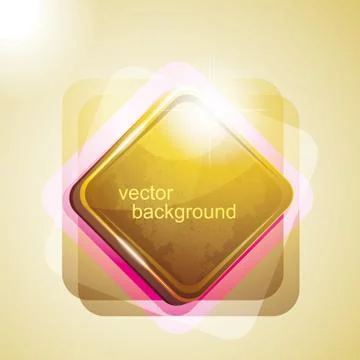 Background with shiny square Stock Illustration