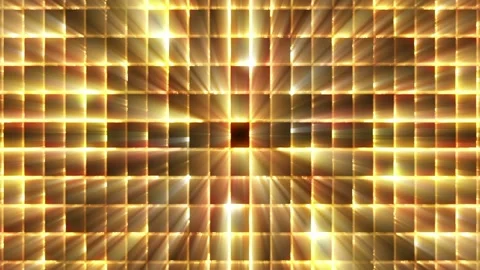 Background shows a grid pattern in golden colors featuring bright glittering Stock Footage 160662520