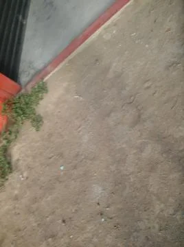 Background of a sidewalk with different city elements in daylight Fotos Stock