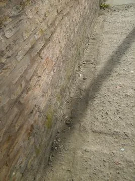 Background of a sidewalk with different city elements in daylight Fotos Stock