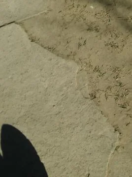 Background of a sidewalk with different elements in daylight and shadows Stock Photos