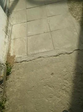 Background of a sidewalk with different elements Fotos Stock