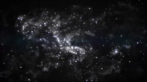 Background with silver particles, background graphics, background particles Stock Footage 237441748