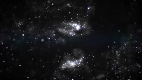 Background with silver particles, background graphics, particles Stock Footage 237441993