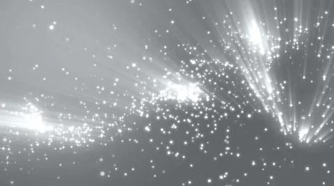 Background silver with rays in space. Stock Footage