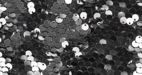 Background silver sequins sparkling light play Stock Footage 150397556