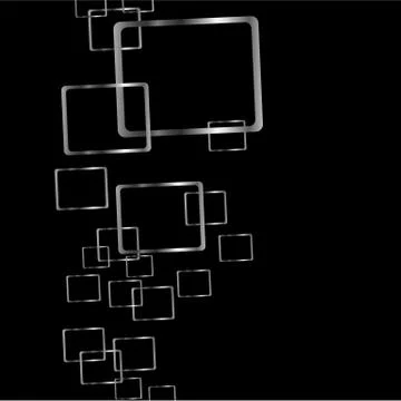 Background with silver squares Stock Illustration