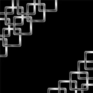 Background with silver squares Stock Illustration
