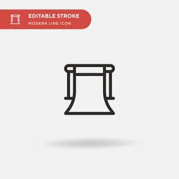 Background Simple vector icon. Illustration symbol design template for web mo Stock Illustration
