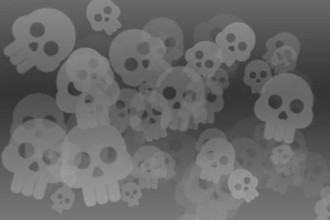 Background with skull Stock Illustration