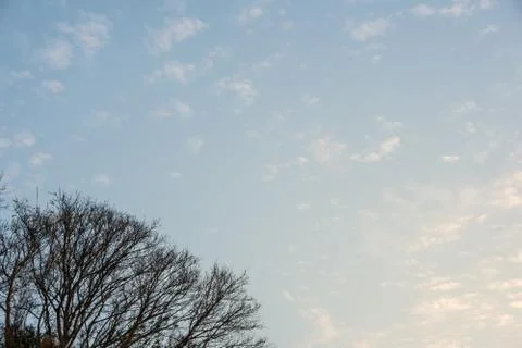 Background of sky and clouds beautiful Foto stock