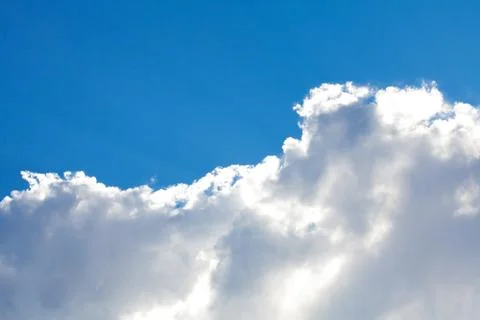 The background of sky and clouds Stock Photos