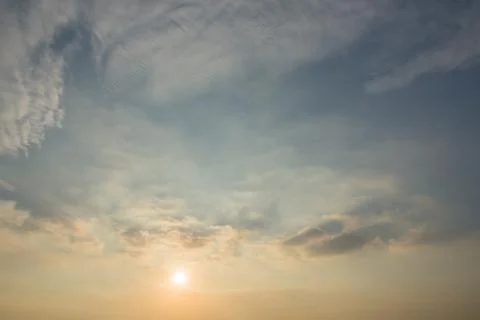 Background of sky and clouds Stock Photos