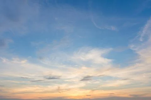 Background of sky and clouds Stock Photos