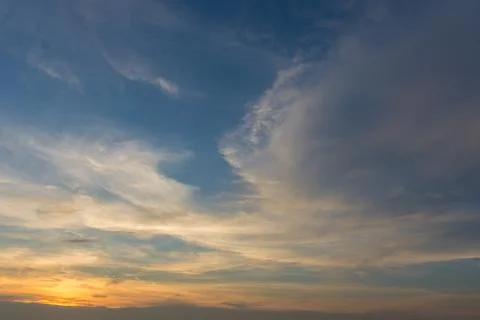 Background of sky and clouds Stock Photos