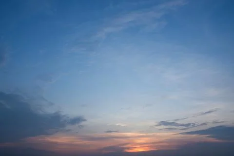 Background of sky and clouds Stock Photos