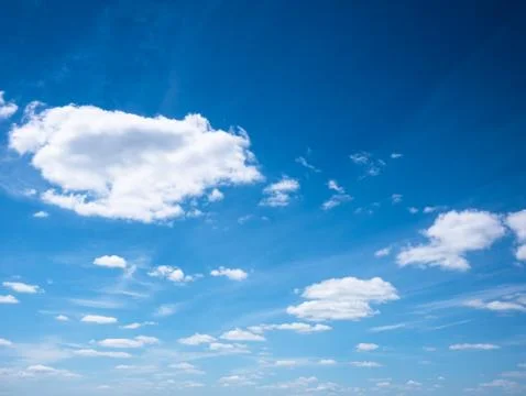 Background of sky with clouds Stock Photos
